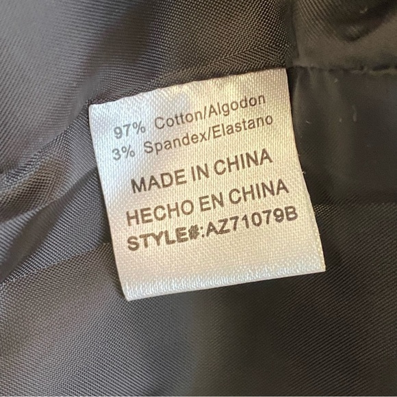 Krafty Black Cotton Blend Dress Jacket Plus Size - Picture 6 of 6